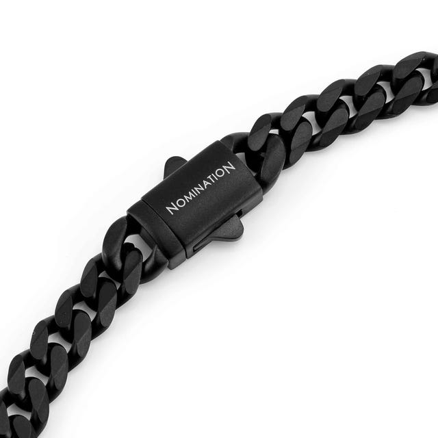 Nomination Bold Steel Flat Chain Necklace