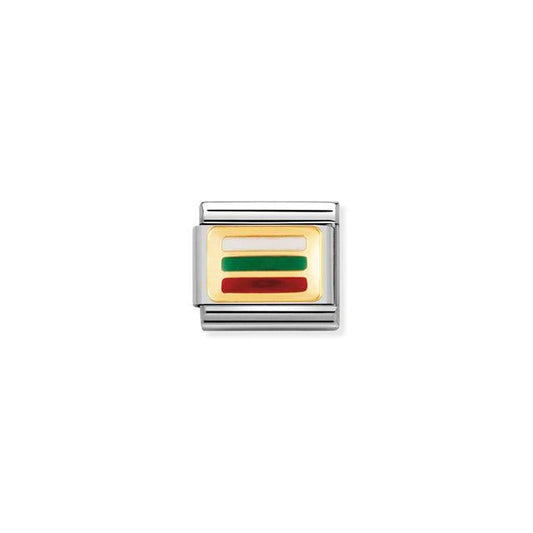 Nomination COMPOSABLE CLASSIC LINK BULGARIA FLAG IN ENAMEL