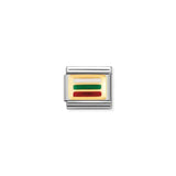 Nomination COMPOSABLE CLASSIC LINK BULGARIA FLAG IN ENAMEL