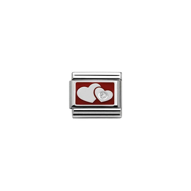 Nomination COMPOSABLE CLASSIC RED HEART AND CZ LINK