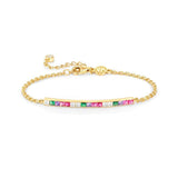 Nomination Carismatica Bracelet, Multicolour Cubic Zirconia, 18K Gold