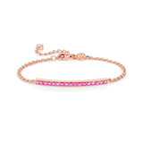 Nomination Carismatica Bracelet, Pink Cubic Zirconia, Rose Gold