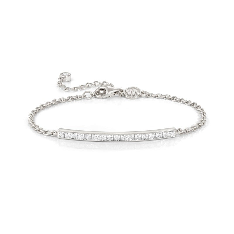 Nomination Carismatica Bracelet, White Cubic Zirconia, Silver