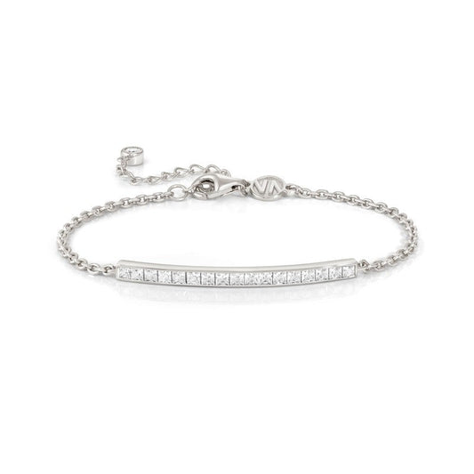 Nomination Carismatica Bracelet, White Cubic Zirconia, Silver