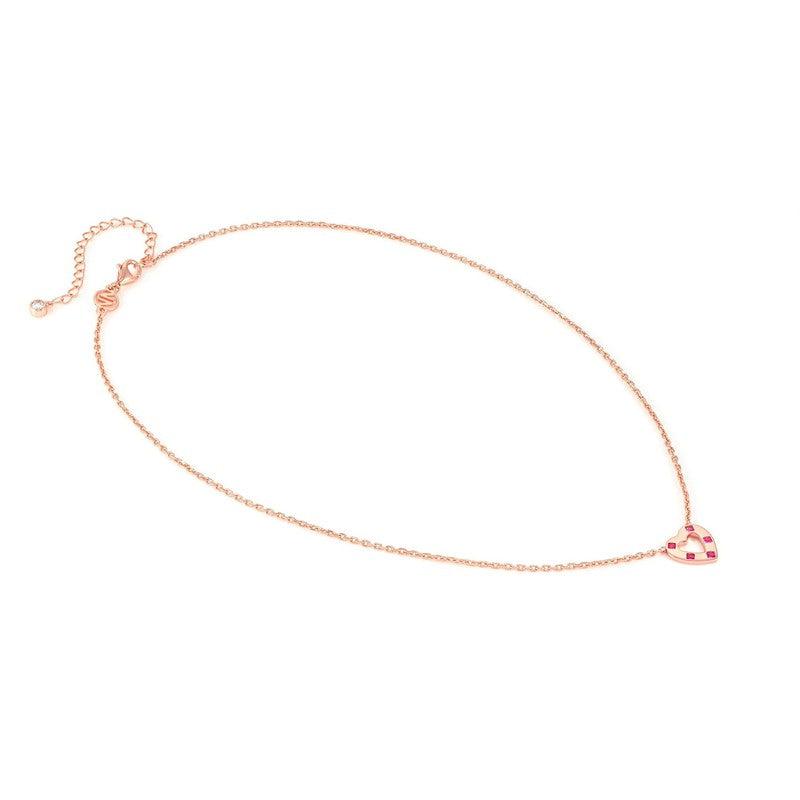 Nomination Carismatica Necklace, Rose Gold Heart & Stones