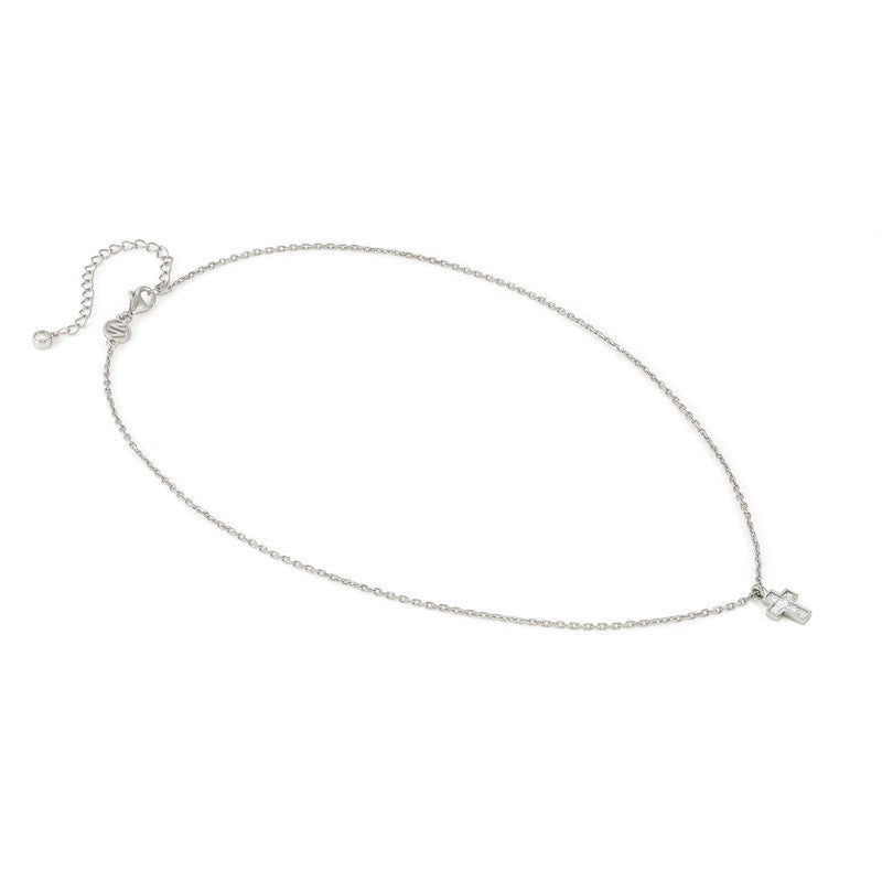 Nomination Carismatica Necklace, Silver Cross & Stones