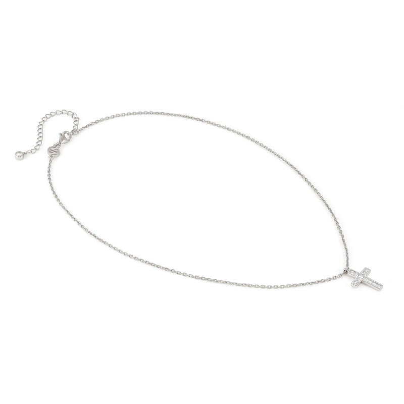 Nomination Carismatica Necklace, Silver Cross & Stones