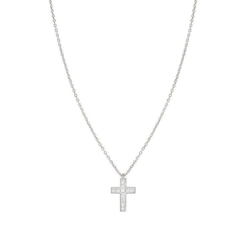 Nomination Carismatica Necklace, Silver Cross & Stones