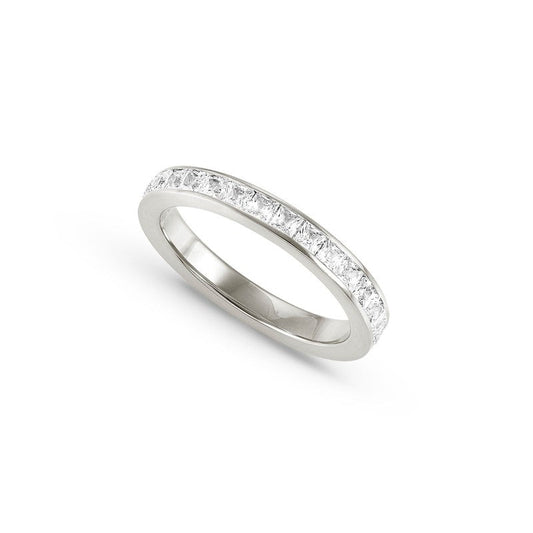 Nomination Carismatica Ring, White Cubic Zirconia, Silver