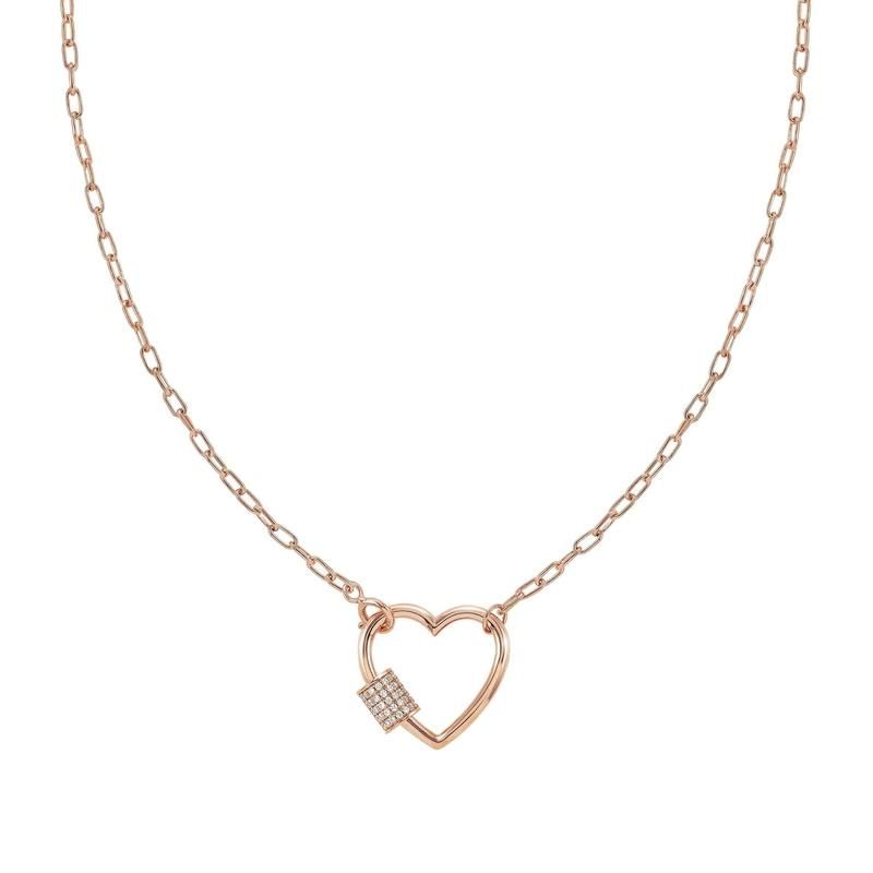 Nomination Charming Short-Link Necklace With Heart