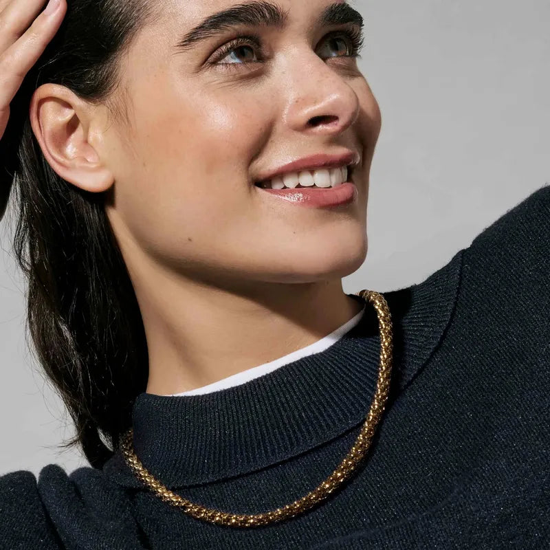 Nomination Chic Ecclectica Gold Fancy Popcorn Necklace