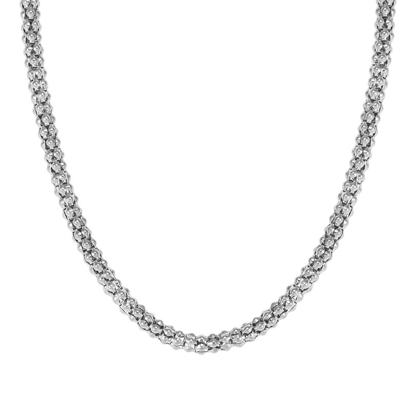 Nomination Chic Ecclectica Silver Fancy Popcorn Necklace