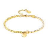 Nomination Chic&Charm Bracelet, Heart, White Cubic Zirconia, Gold