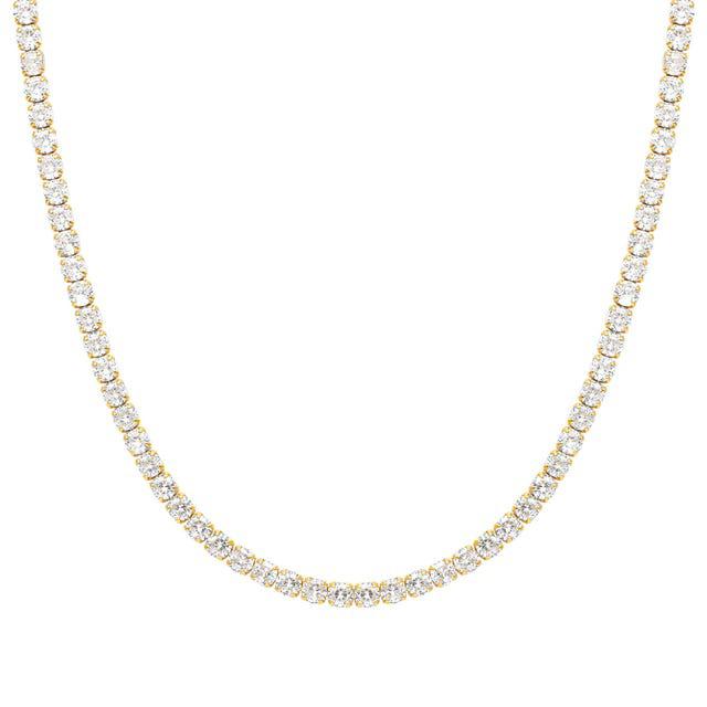 Nomination Chic&Charm Necklace, Tennis, White Cubic Zirconia, Gold