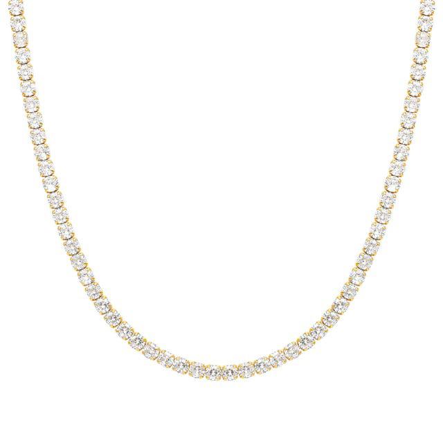 Nomination Chic&Charm Necklace, Tennis, White Cubic Zirconia, Gold