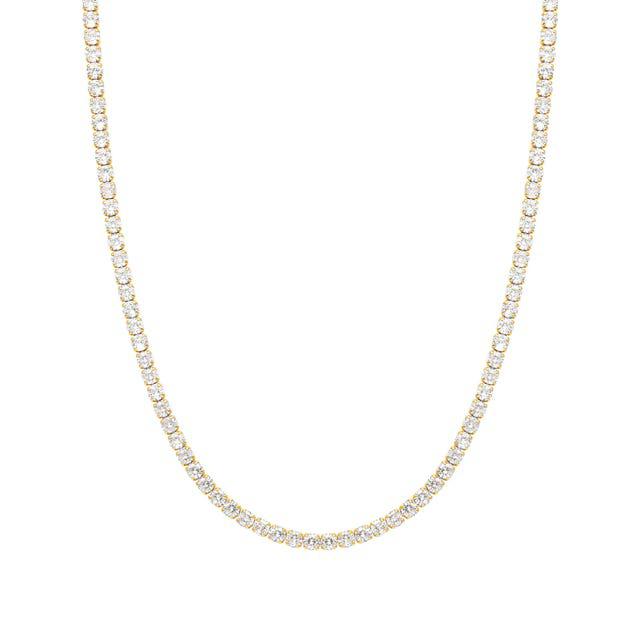 Nomination Chic&Charm Necklace, Tennis, White Cubic Zirconia, Gold