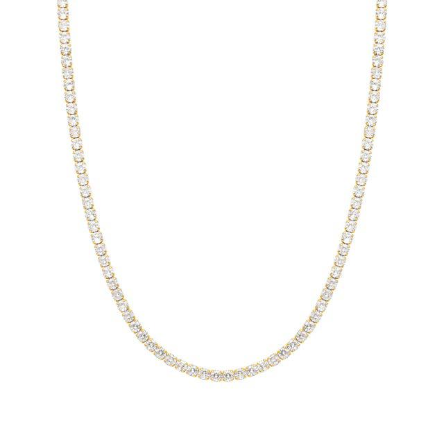 Nomination Chic&Charm Necklace, Tennis, White Cubic Zirconia, Gold