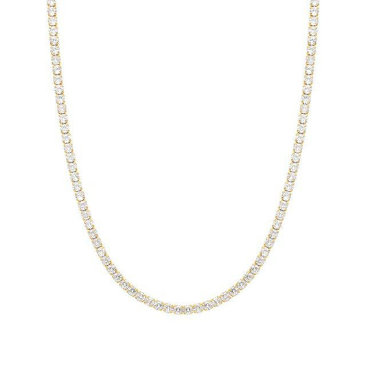 Nomination Chic&Charm Necklace, Tennis, White Cubic Zirconia, Gold