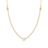 Nomination Chic&Charm Necklace, White Cubic Zirconia, Gold