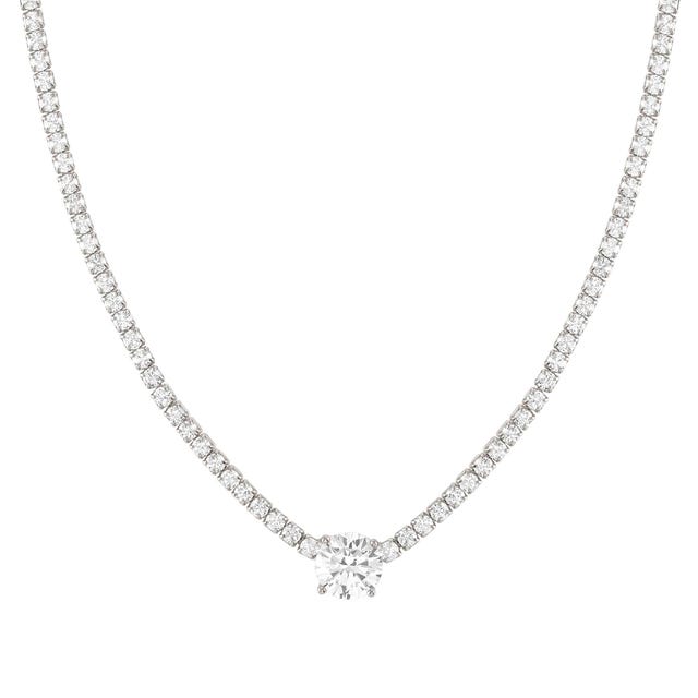 Nomination Chic&Charm Necklace, White Cubic Zirconia, Sterling Silver