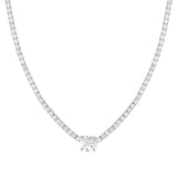 Nomination Chic&Charm Necklace, White Cubic Zirconia, Sterling Silver