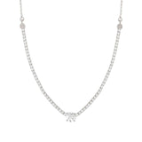 Nomination Chic&Charm Necklace, White Cubic Zirconia, Sterling Silver