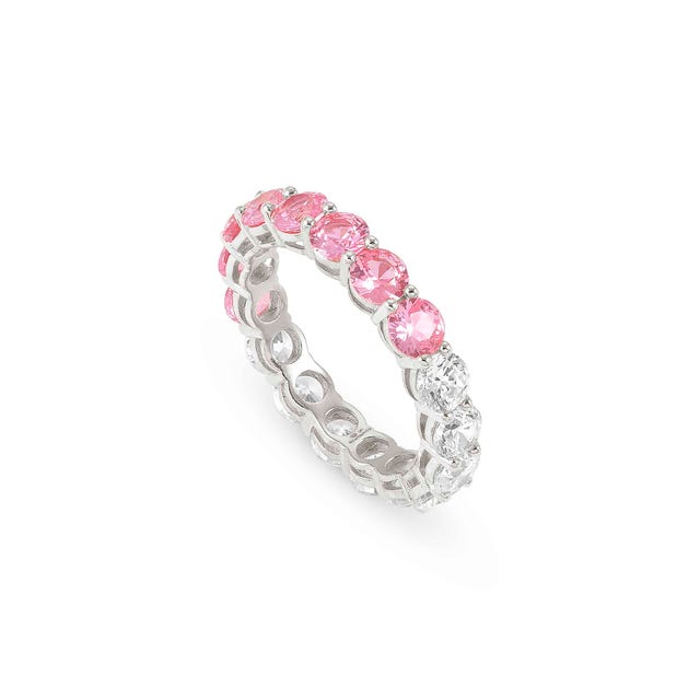 Nomination Chic&Charm Ring, Pink Cubic Zirconia, Sterling Silver