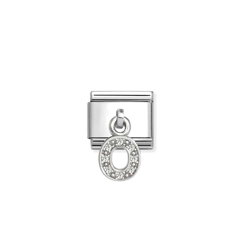 Nomination Classic Composable Link, Sparkling Letter O