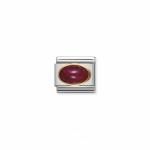 Nomination Classic Natural Stone Ruby Link