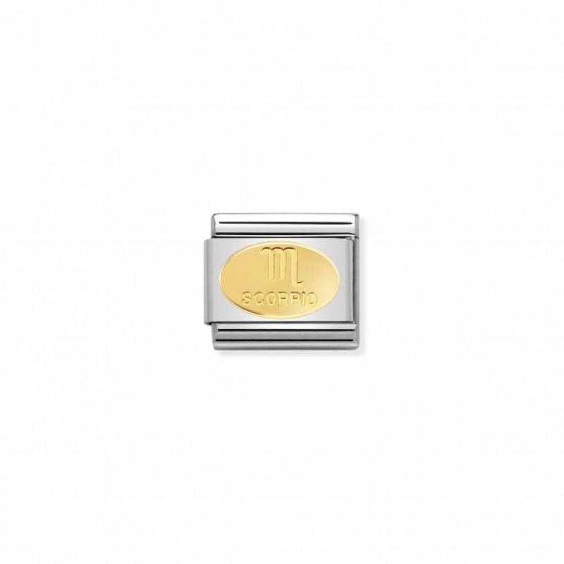Nomination Classic Oval Scorpio Link