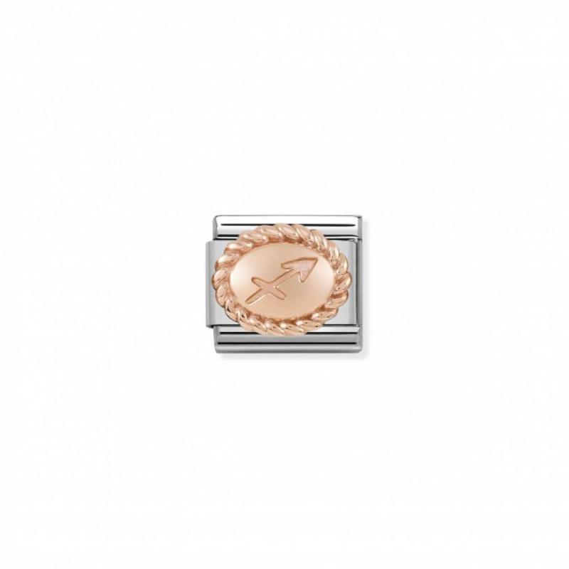 Nomination Classic Rose Gold Sagittarius Link