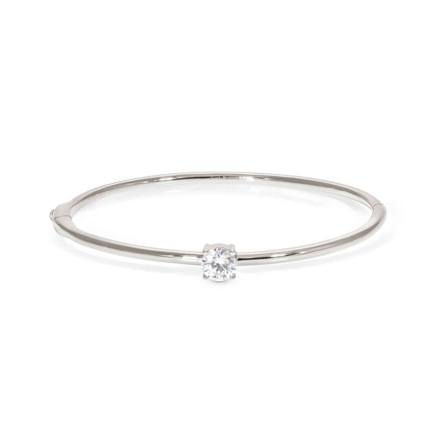 Nomination Colour Wave Bracelet, White Cubic Zirconia, Sterling Silver