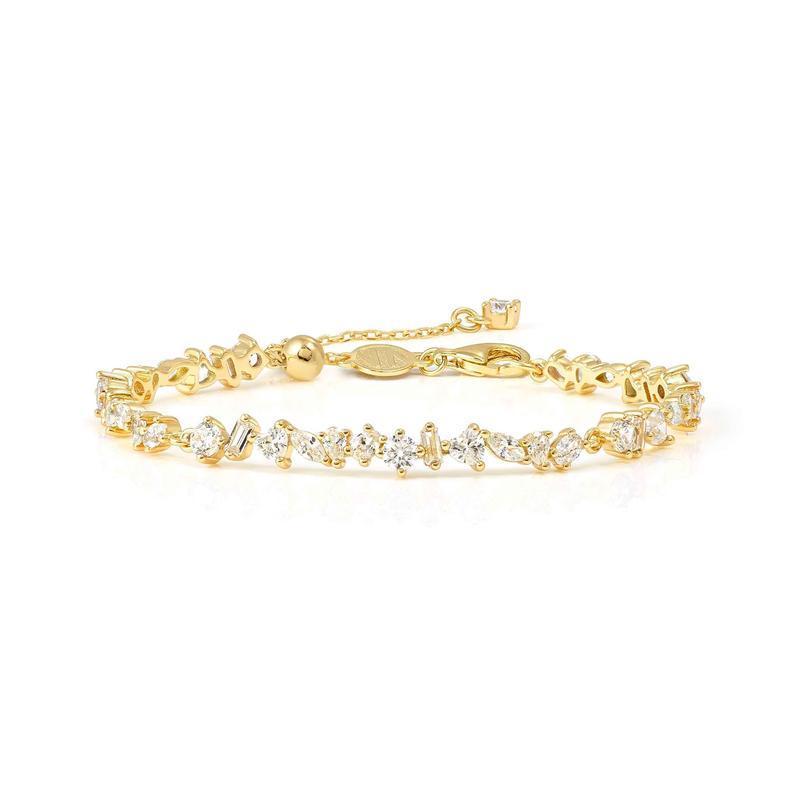 Nomination Colour Wave Bracelet with Rich White Stones