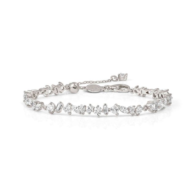 Nomination Colour Wave Heart Bracelet White Stones