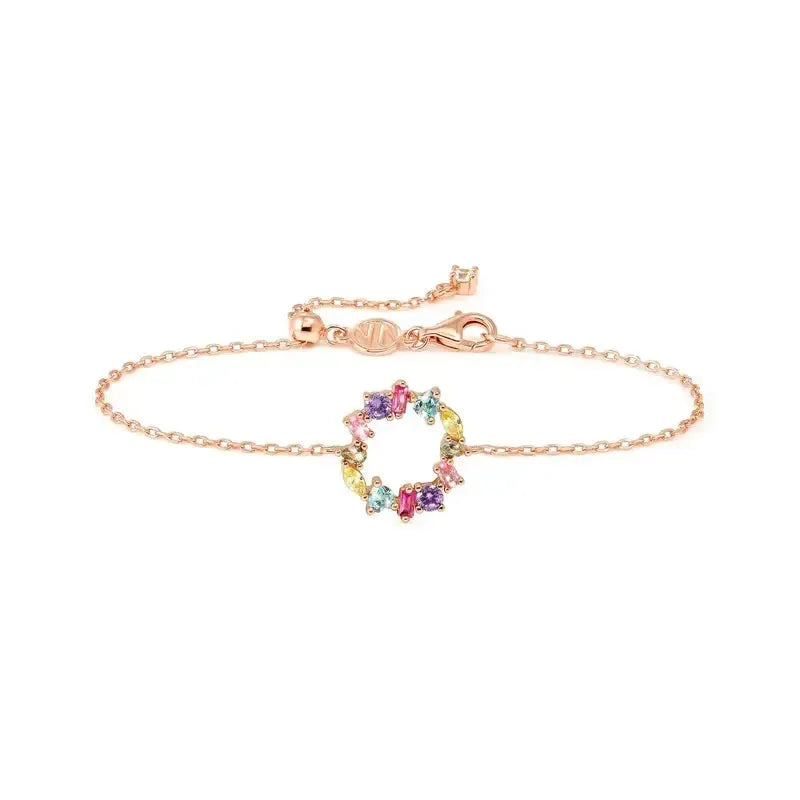 Nomination Colour Wave Circle Rose Gold Bracelet