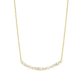 Nomination Colour Wave Necklace, Cubic Zirconia, 24K Gold