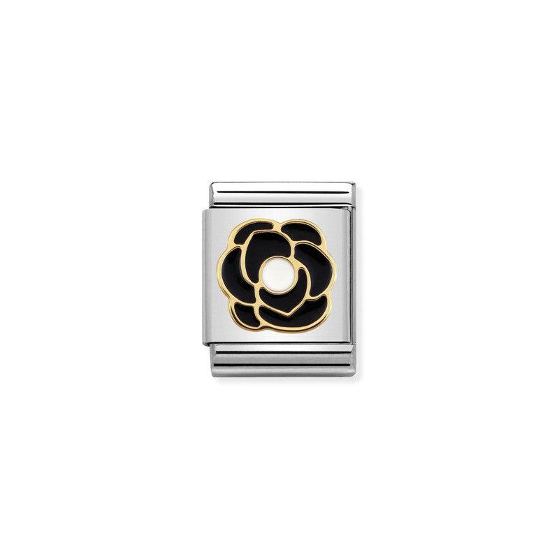 Nomination Composable Big Link Camellia, 18K Gold