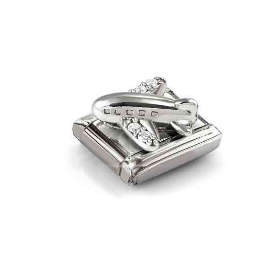 Nomination Composable Classic Airplane Charm