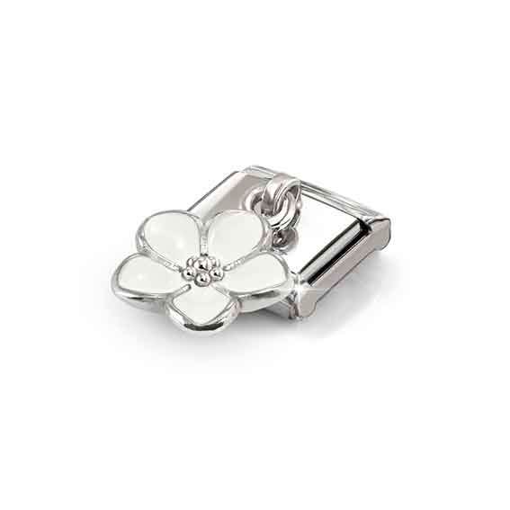 Nomination Composable Classic Charm Flower White Pendant