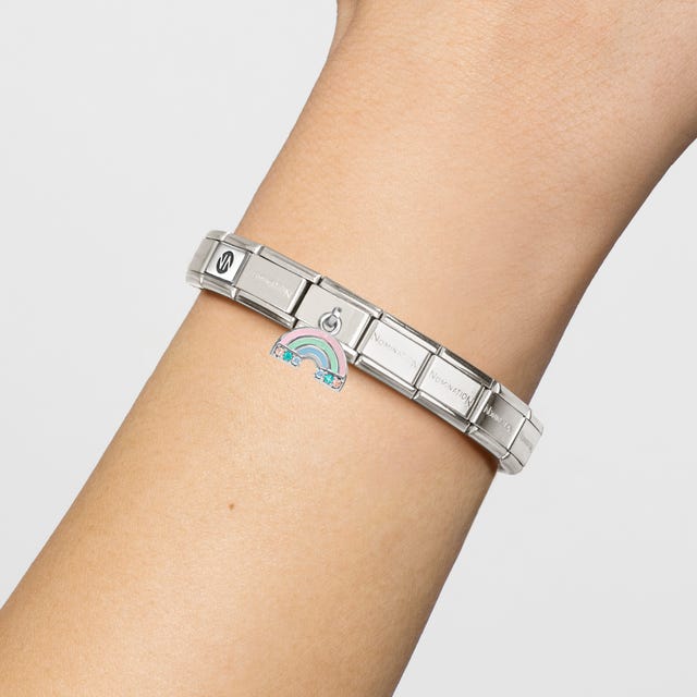 Nomination Composable Classic Charm Rainbow Link Coloured