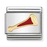 Nomination Composable Classic Daily Life Gold Red Vuvuzela Link