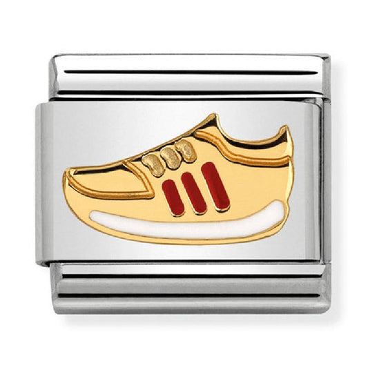 Nomination Composable Classic Gold Daily Life Red Trainer Link