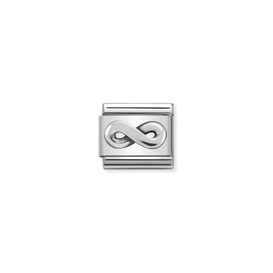 Nomination Composable Classic Infinity Link In Silver