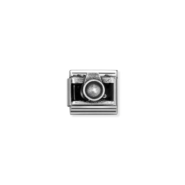 Nomination Composable Classic Link Black Camera Vintage