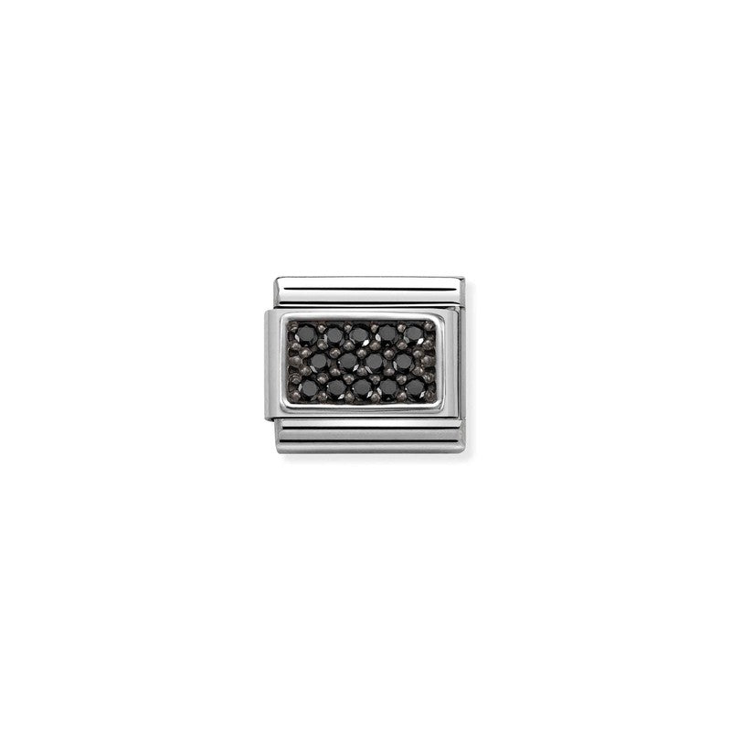 Nomination Composable Classic Link Black Pave