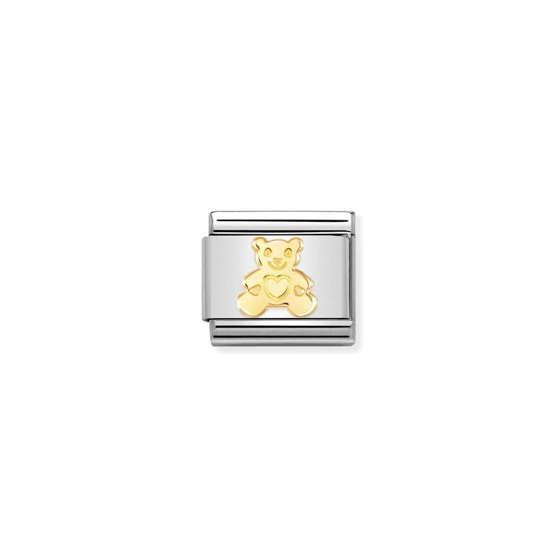 Nomination Composable Classic Link, Gold Bear
