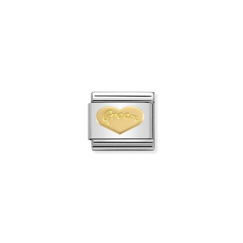 Nomination Composable Classic Link Groom Heart