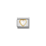 Nomination Composable Classic Link Heart white Mother of Pearl