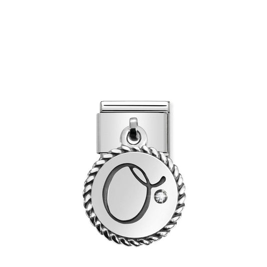 Nomination Composable Classic Link Letter O In Sterling Silver