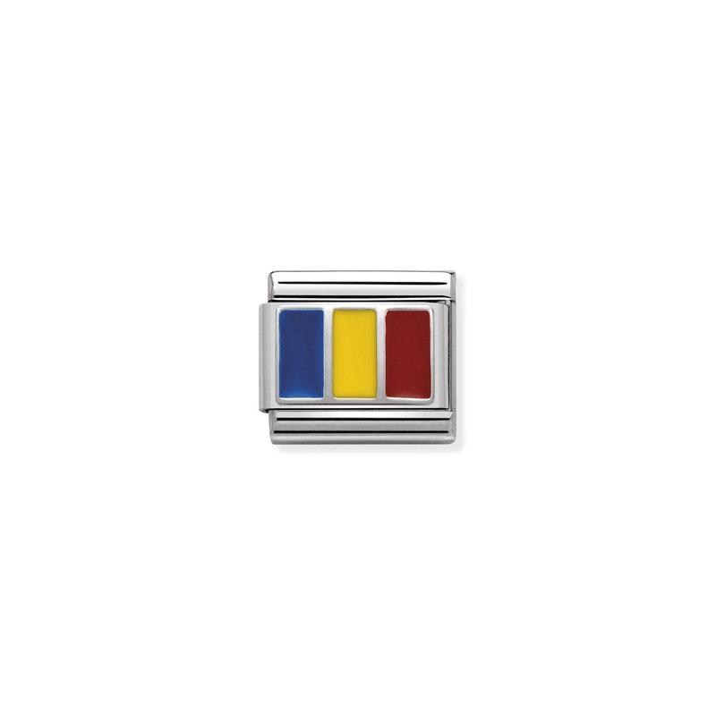 Nomination Composable Classic Link Romania with Enamel
